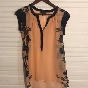 Peach dress top